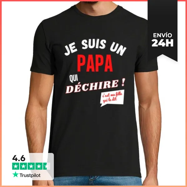 Camiseta Hombre Clásica Soy Un Padre Que Llora-humor-regalo
