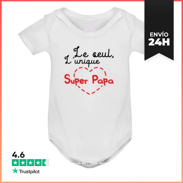 Body Bebé El Único Super Papá LaTostadora