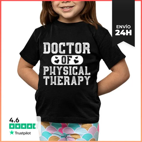 Camiseta Clásica Para Niños Doctor En Terapia Física Dpt