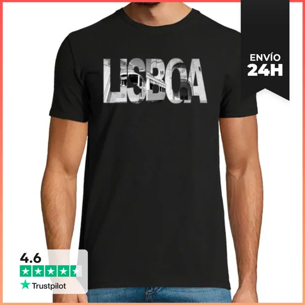 Camiseta Hombre Clásica LISBOA LaTostadora