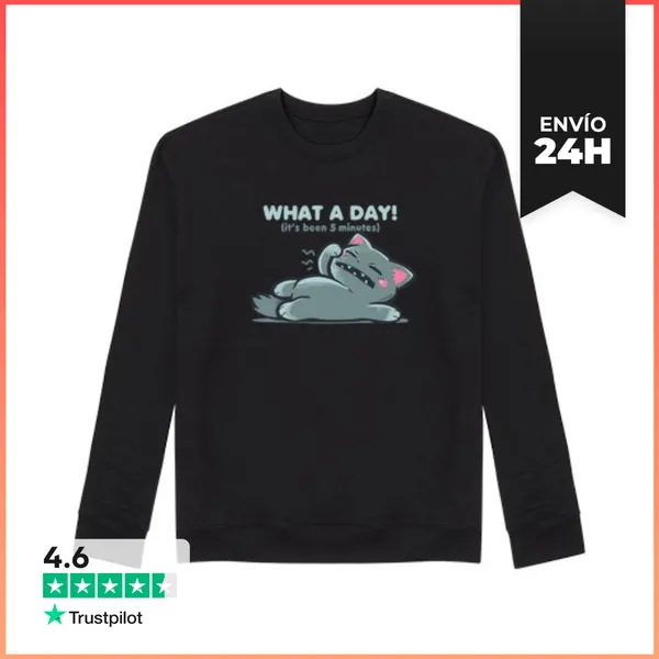 Sudadera Unisex Qué Día - Sudadera LaTostadora