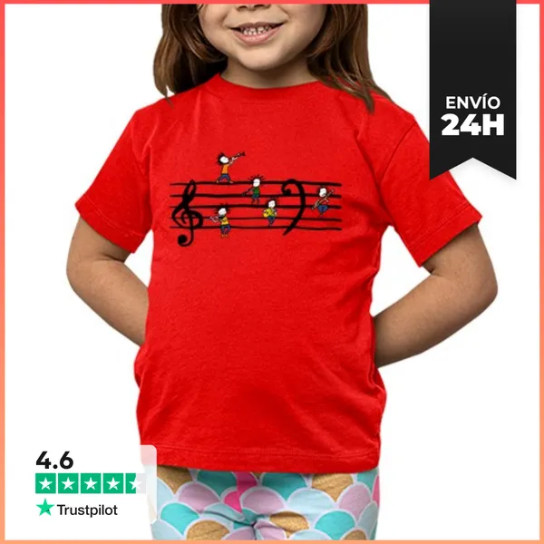 Camiseta Clásica Para Niños Wind Quintet LaTostadora