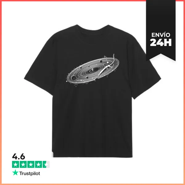 Camiseta Oversize Vinyl Space LaTostadora