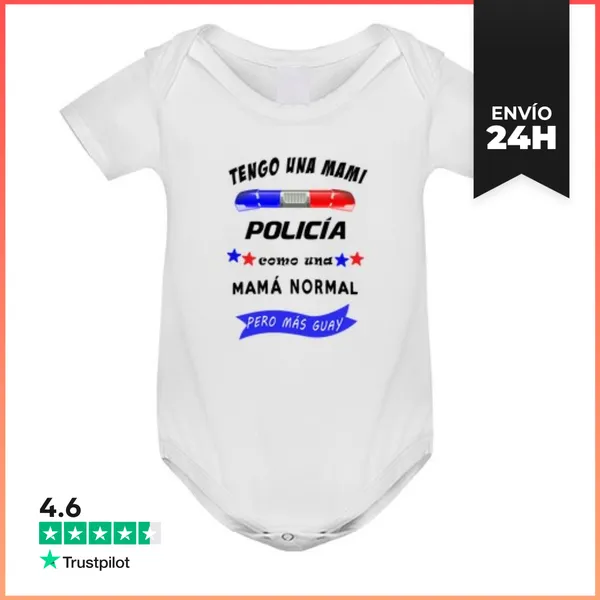 Body Bebé Body Bebé Mami Policía LaTostadora