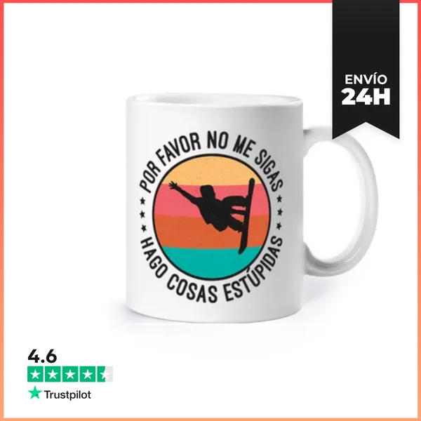 Taza No Me Sigas En Snowboarding LaTostadora