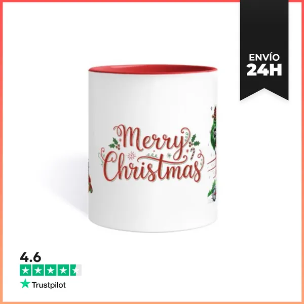 Taza De Colores Taza Merry Christmas LaTostadora