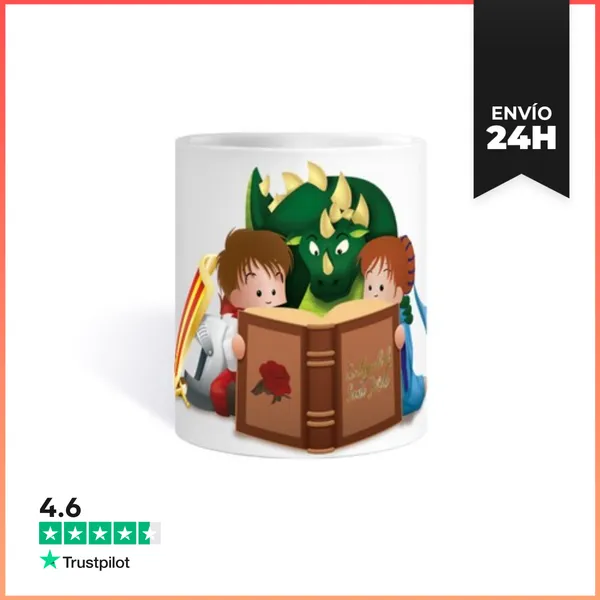 Taza Tassa Sant Jordi Llibre LaTostadora