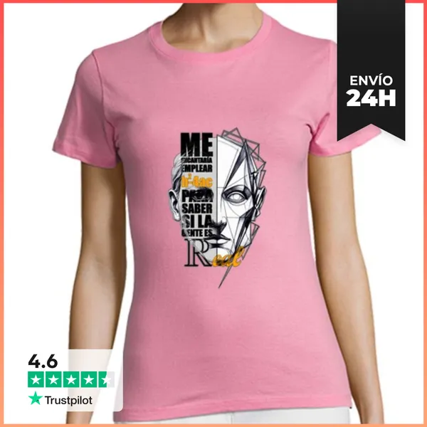 Camiseta Mujer Clásica Camiseta Humor Matemático Usa