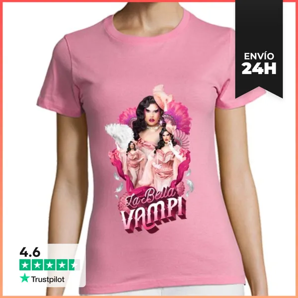 Camiseta Mujer Clásica Camiseta Manga Corta Varietés LaTostadora