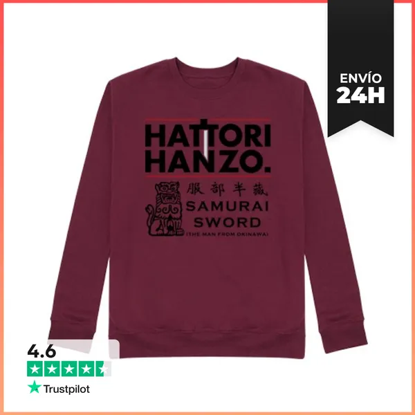 Sudadera Unisex Hattori Hanzo (Kill Bill) LaTostadora