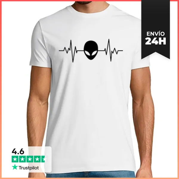 Camiseta Hombre Clásica Latido Extraterrestre LaTostadora