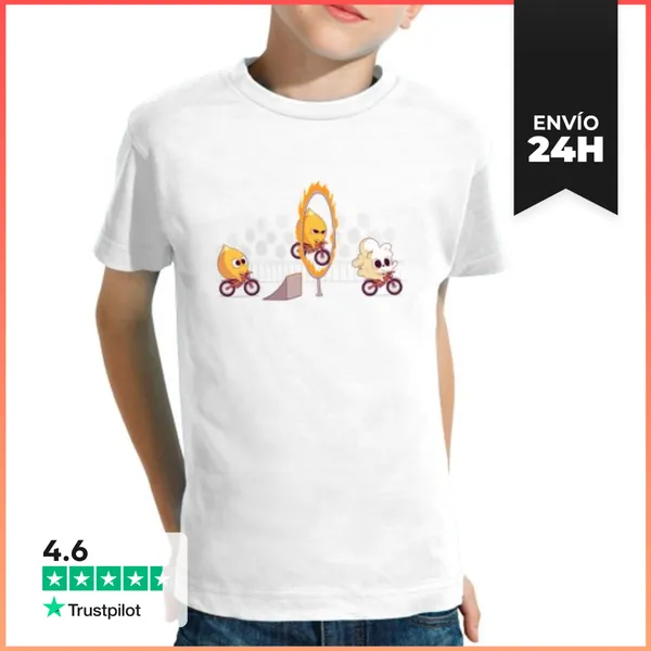 Camiseta Clásica Para Niños Fire Stunt LaTostadora