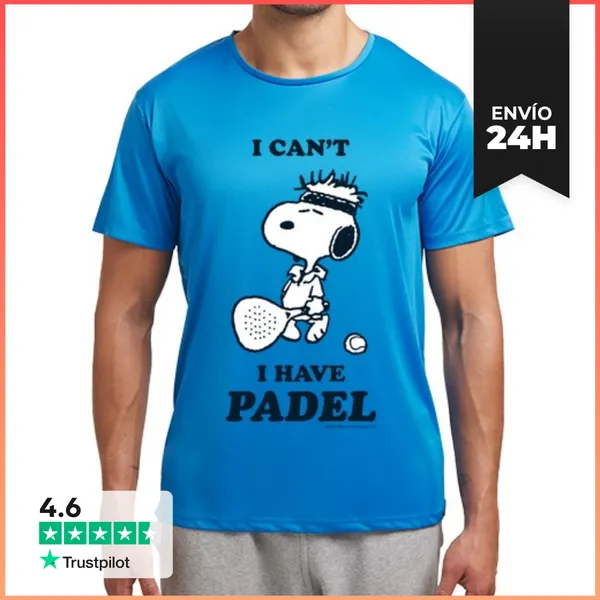 Camiseta Deportiva Hombre I Cant I Have Padel LaTostadora