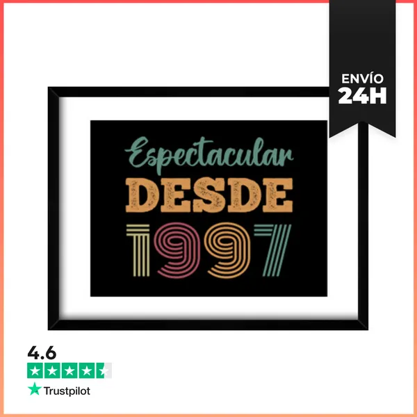 Cuadro Con Marco Horizontal ESPECTACULAR DESDE 1997 LaTostadora