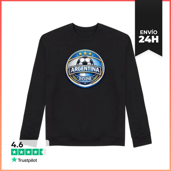 Sudadera Unisex Fútbol Argentina 2026 LaTostadora