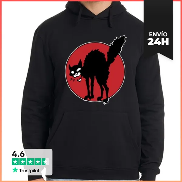 Sudadera Unisex Con Capucha Wild Cat LaTostadora