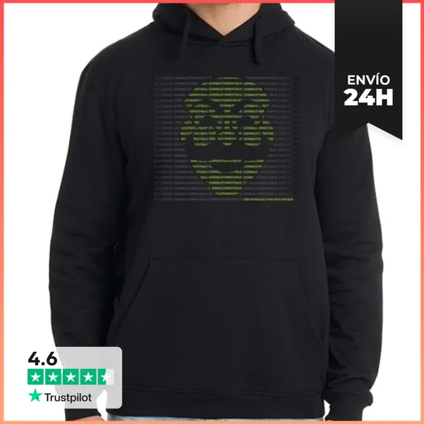 Sudadera Unisex Con Capucha Hack The World LaTostadora