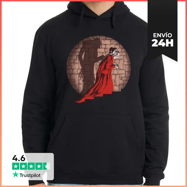 Sudadera Unisex Con Capucha Shadow Mismatch LaTostadora