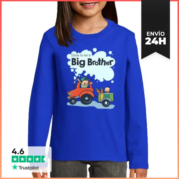 Camiseta Manga Larga Para Niños Anuncio De Embarazo 2021 Pronto