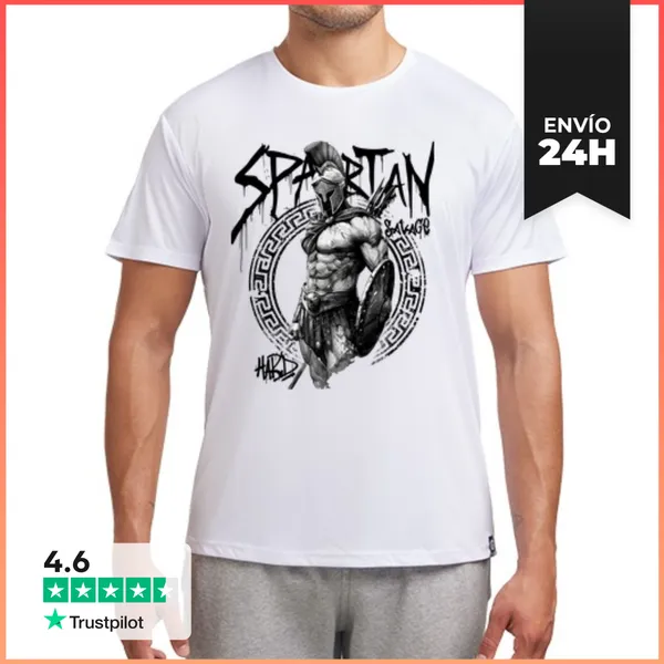 Camiseta Deportiva Hombre Espartano LaTostadora