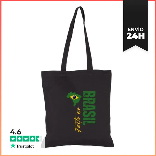 Bolsa De Tela Hecho En Brasil, Amo Brasil LaTostadora