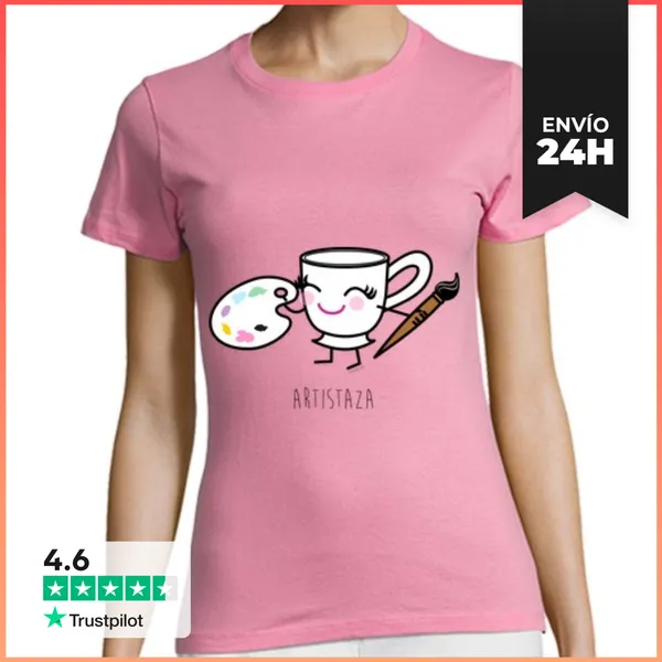 Camiseta Mujer Clásica Artistaza LaTostadora