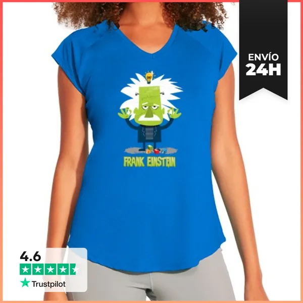 Camiseta Deportiva Mujer Frank Einstein LaTostadora