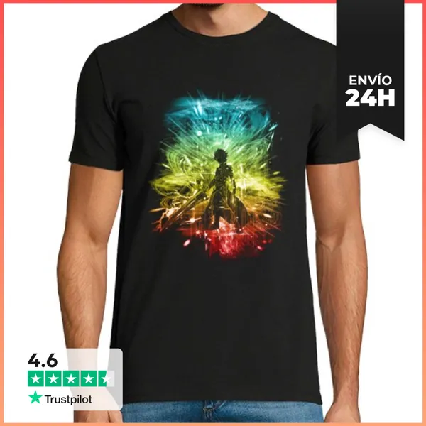 Camiseta Hombre Clásica Arte De La Espada Versión De La
