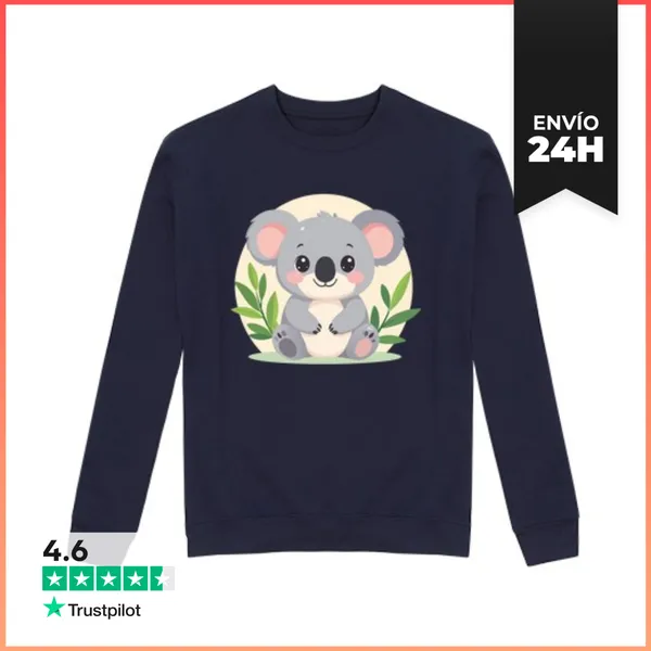 Sudadera Unisex Koala Kawaii LaTostadora
