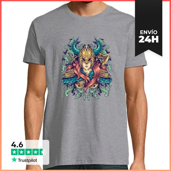 Camiseta Hombre Clásica Warrior Goddess LaTostadora