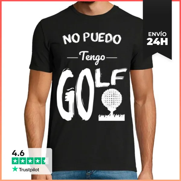 Camiseta Hombre Clásica No Puedo Tengo Golf LaTostadora