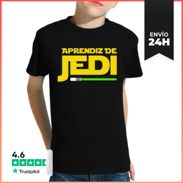 Camiseta Clásica Para Niños Aprendiz De Jedi, Día Del Padre