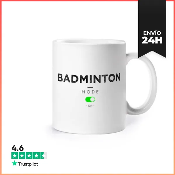 Taza Modo Bádminton Activado LaTostadora