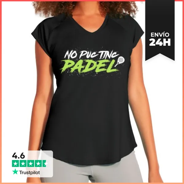 Camiseta Deportiva Mujer No Puc Tinc Padel LaTostadora