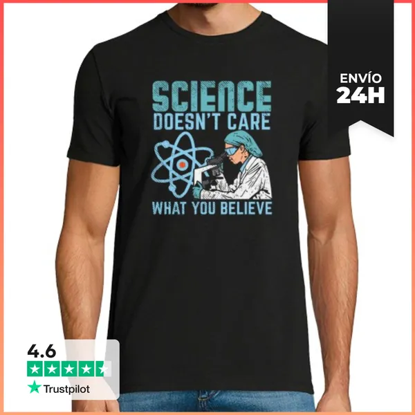 Camiseta Hombre Clásica Science Scientist LaTostadora