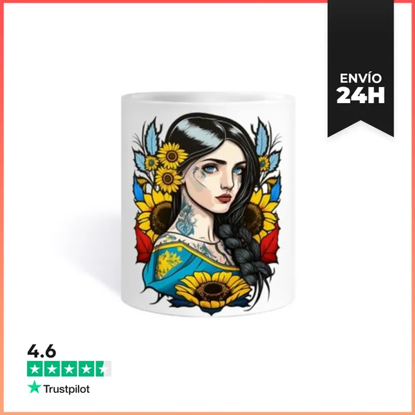 Taza Encantadora Chica Ucraniana LaTostadora