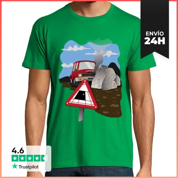 Camiseta Hombre Clásica Streckeisen Hazard LaTostadora