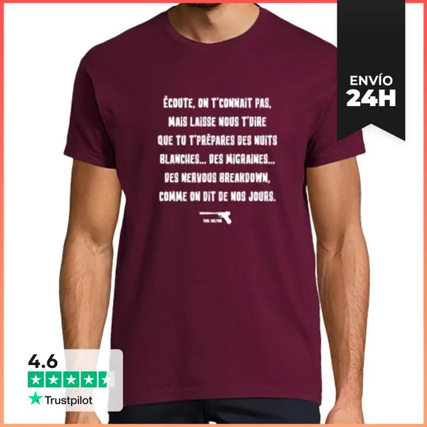 Camiseta Hombre Clásica Migrañas LaTostadora
