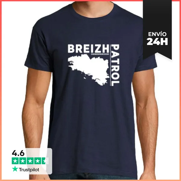 Camiseta Hombre Clásica Breizh Patrulla LaTostadora