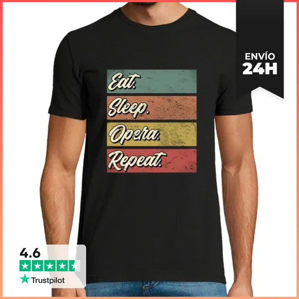 Camiseta Hombre Clásica Regalo De Fan De La Música De Ópera