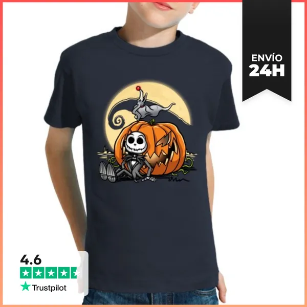 Camiseta Clásica Para Niños El Rey Calabaza LaTostadora