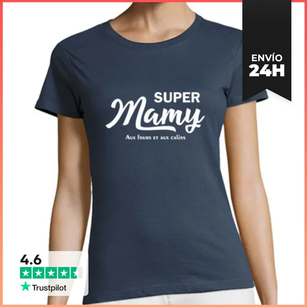 Camiseta Mujer Clásica Super Mamá LaTostadora