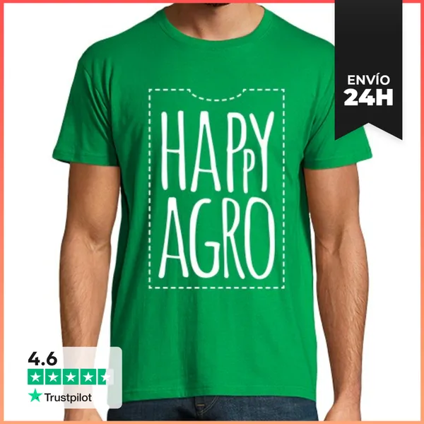 Camiseta Hombre Clásica Happyagro LaTostadora