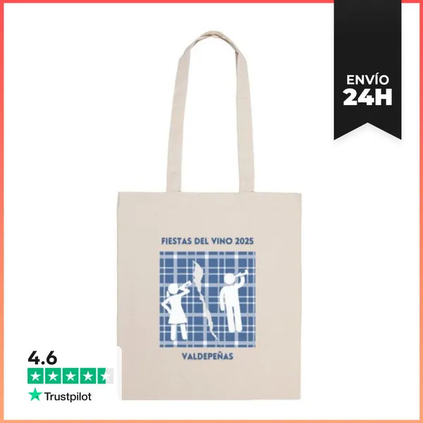 Bolsa De Tela Fiesta Del Vino Valdepeñas LaTostadora