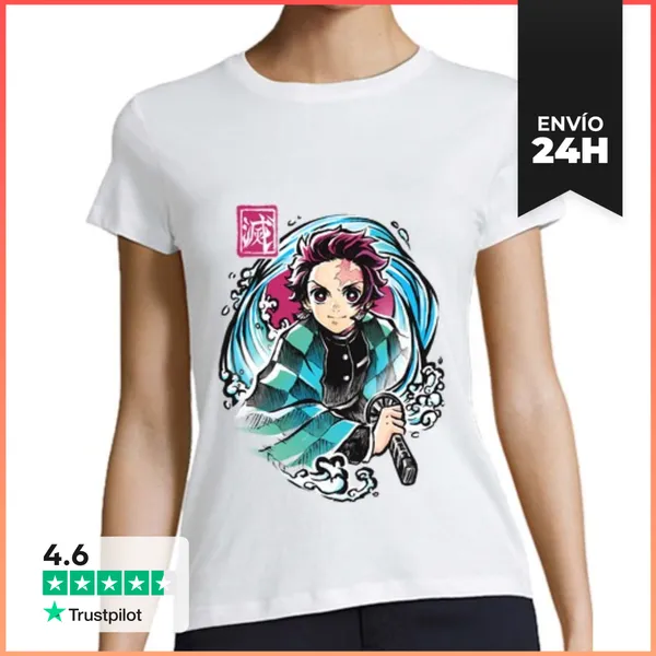 Camiseta Mujer Clásica Breath Of Water W LaTostadora