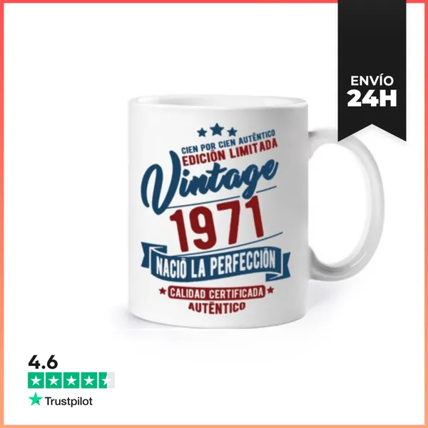 Taza 1971 Nació La Perfección LaTostadora
