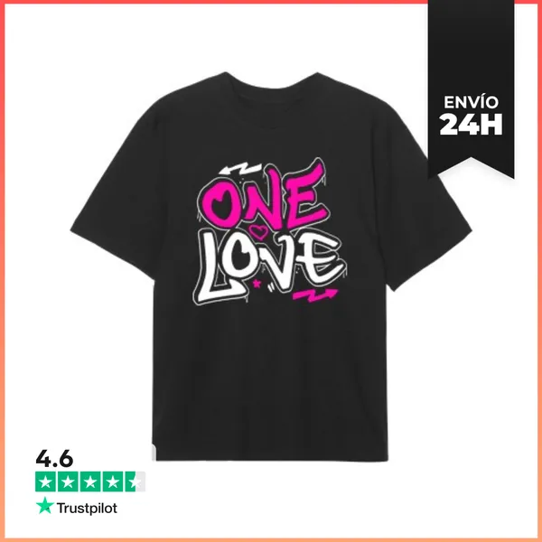 Camiseta Oversize One Love LaTostadora