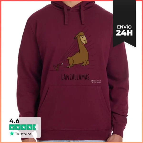 Sudadera Unisex Con Capucha Lanzallamas LaTostadora