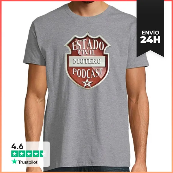 Camiseta Hombre Clásica Hombre, Manga Corta, Gris Vigoré, Calidad
