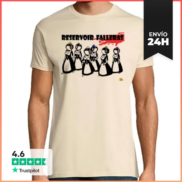 Camiseta Hombre Clásica Reservoir Falleras LaTostadora